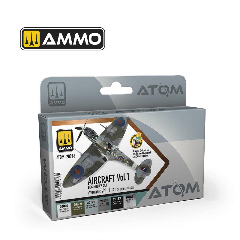 Ammo ATOM-20916 ATOM Beginners Set: Aircraft Vol.1