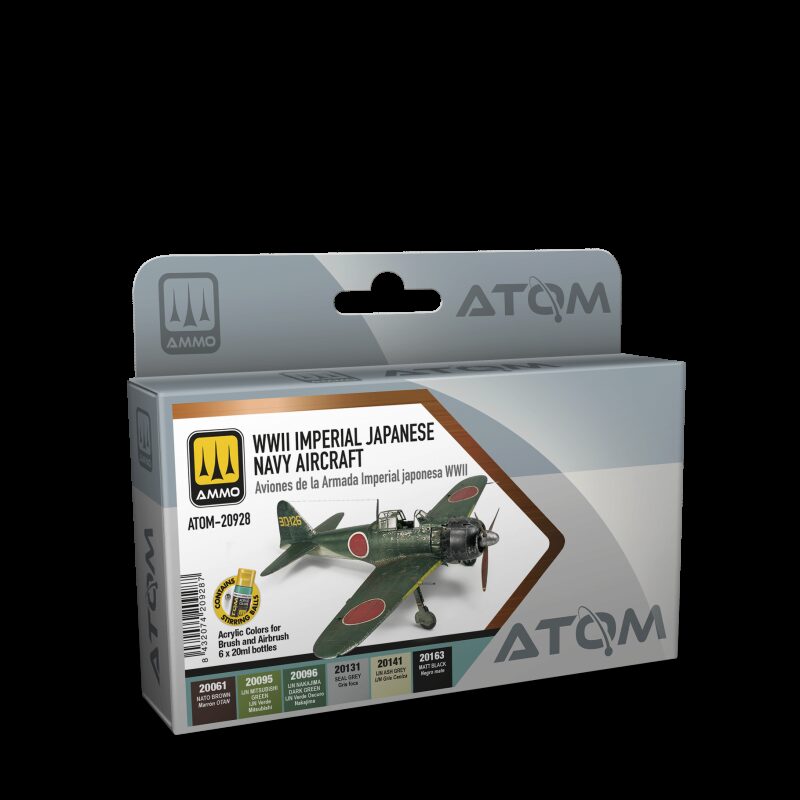 Ammo ATOM-20928 ATOM WWII Imperial Japanese Navy Aircraft Set 6tlg