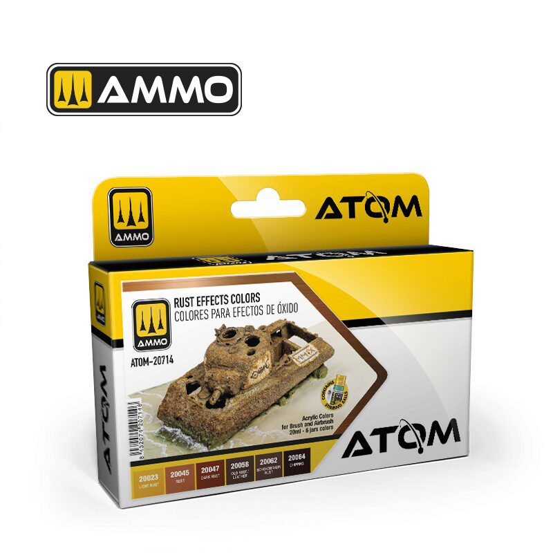 Ammo ATOM20714 ATOM Rust Effects Colors Set