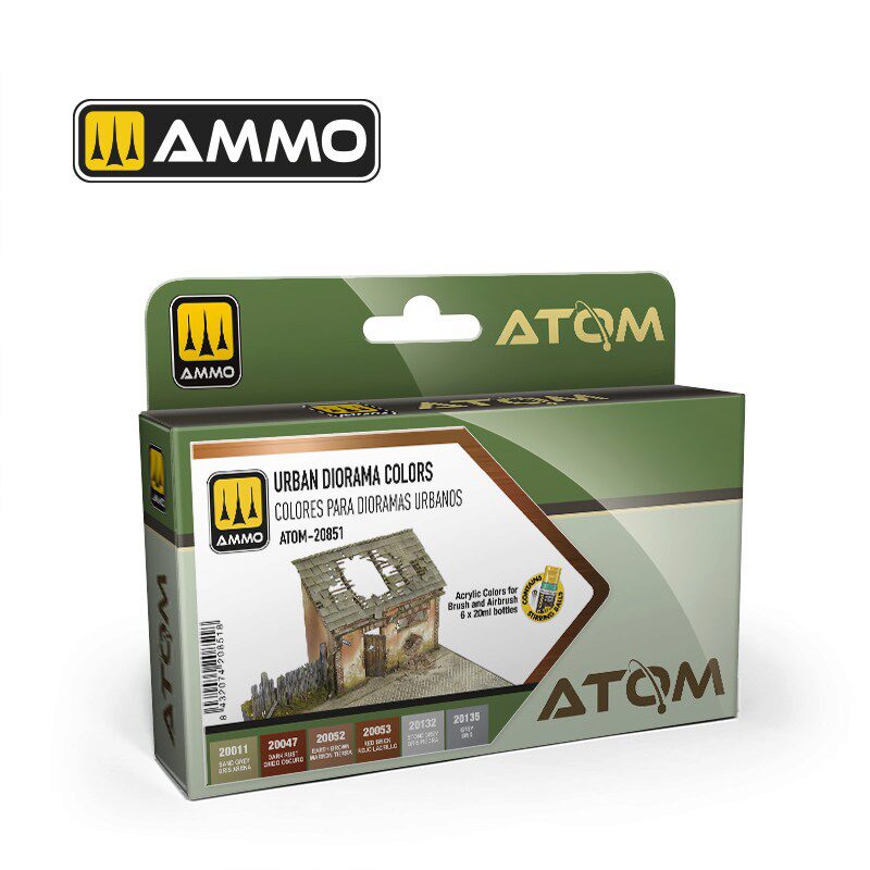 Ammo ATOM20851 ATOM Urban Diorama Colors