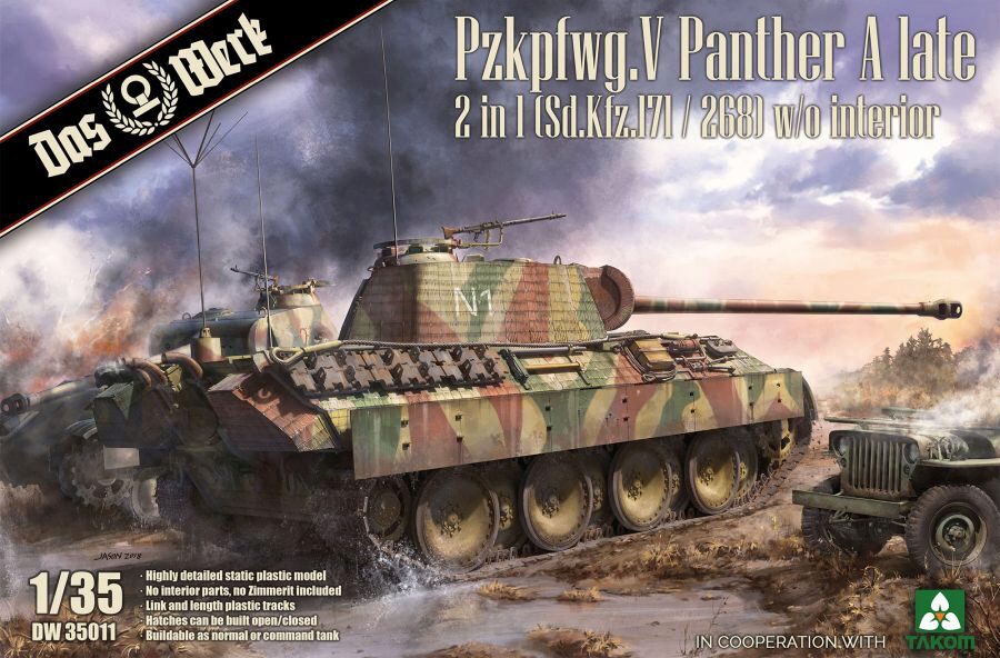 Das Werk 35011 Pzkpfwg. V Panther A late 2 in 1 (Sd.Kfz.171/268)