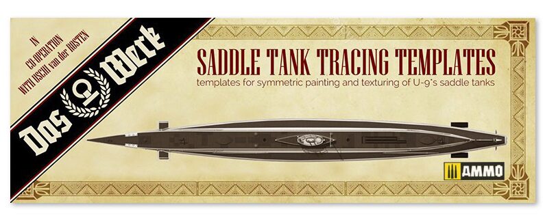 Das Werk A025 Saddle Tank Tracing Templates for U-9