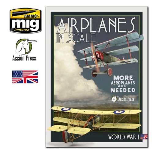 Ammo EURO-0027 Airplanes in Scale - Vol III - World War I ENGLISH