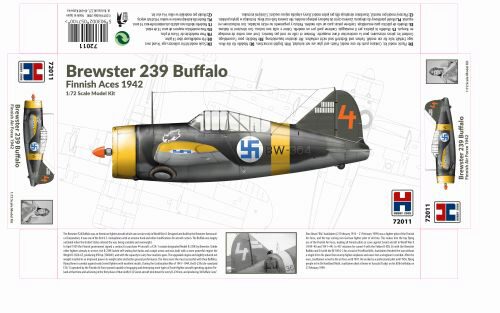 Hobby 2000 72011 Hobby 2000 72011 Brewster Model 239 Buffalo - Finnish Aces 1942