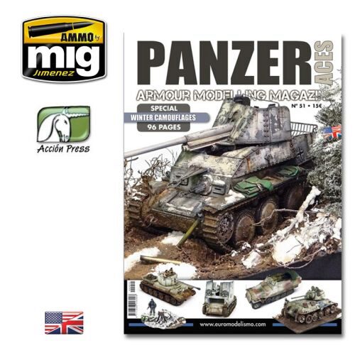 Ammo PANZ-0051 PANZER ACES Nº51 (SPECIAL WINTER CAMOUFLAGES - 96 pages) ENGLISH