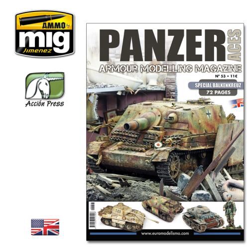 Ammo PANZ-0053 PANZER ACES Nº53 (SPECIAL BALKENKREUZ - 72 pages) ENGLISH