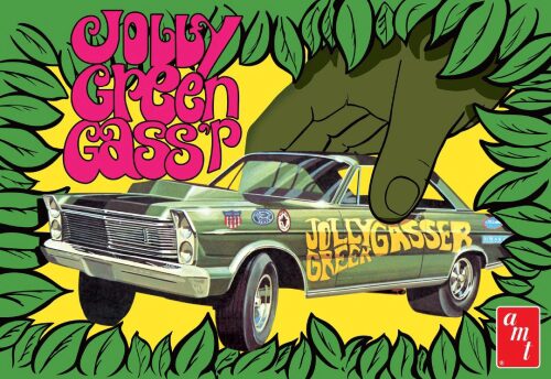 AMT 1192 1965 Ford Galaxie Jolly Green Gasser