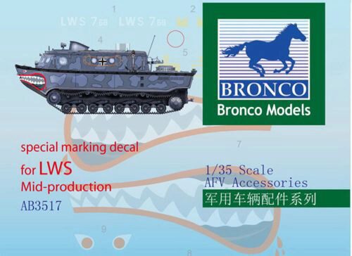 Bronco Models AB3517 Special Marking Decal for LWS Mid-Produk