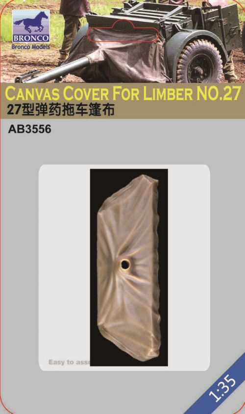 Bronco Models AB3556 Canvas Cover For Limber No.27