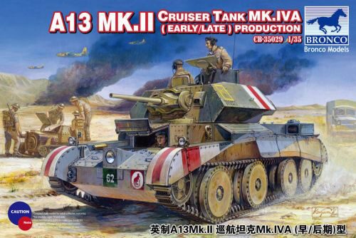 Bronco Models CB35029 A13 Mk.II Cruiser Tank Mk.IVA(Early/Late Production