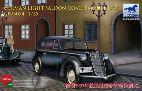 Bronco Models CB35054 German Light Saloon Coach Mod.1937