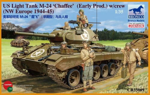 Bronco Models CB35069 US Light Tank M-24 Chaffee (WWII Prod.)