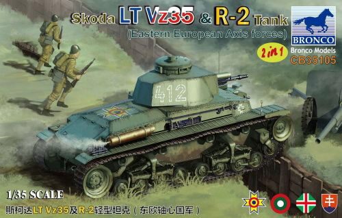 Bronco Models CB35105 Skoda LT Vz35 & R-2 Tank 2in1 (Eastern European Axis Forces)