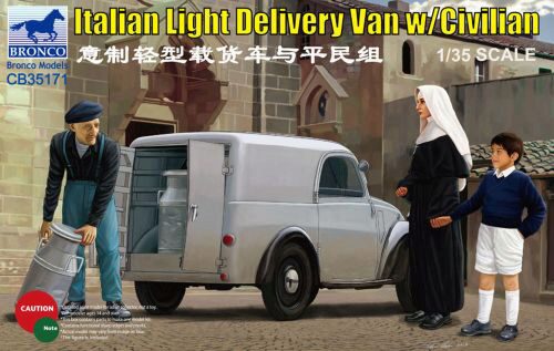 Bronco Models CB35171 Italian Delivery Van w/civilian