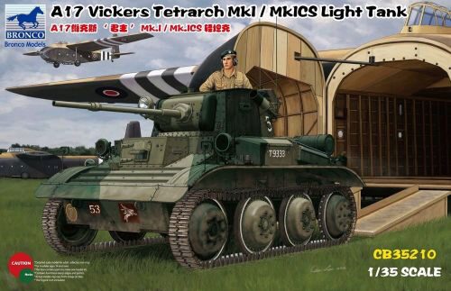 Bronco Models CB35210 A17 Vickers Tetrarch MkI/MkICS LightTank