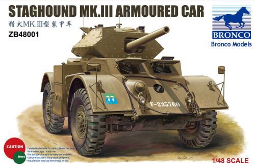 Bronco Models ZB48001 Staghound Mk.III Armoured Car