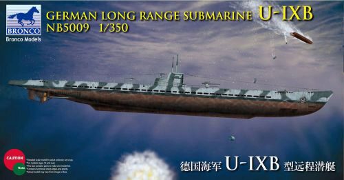 Bronco Models NB5009 German Long Range Submarine Type U-IX B