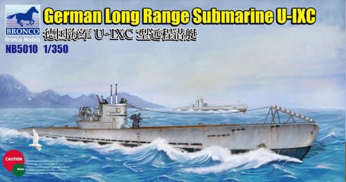 Bronco Models NB5010 German Long Range Submarine Type U-IXC