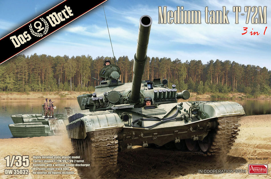 Das Werk 35032 Medium Tank T-72M (3in1)