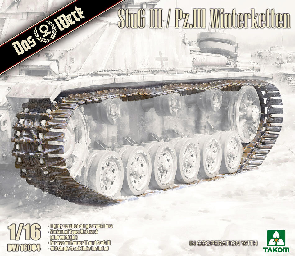 Das Werk 16004 Pz.III / StuG III Winterketten (1:16)