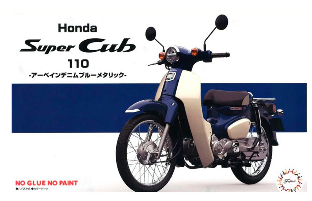 Fujimi FUJ141794 1/12 Honda Super Cub 110 (Urbane Denim Blue Metallic)