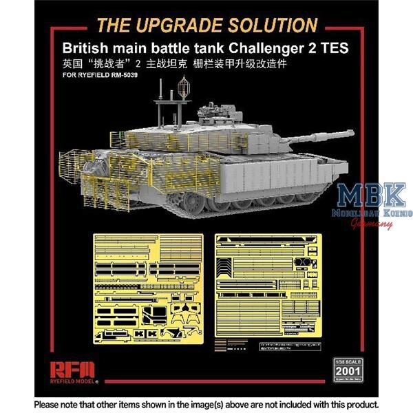 RYE FIELD MODEL 2001 British MBT Challenger 2 TES upgrade solution