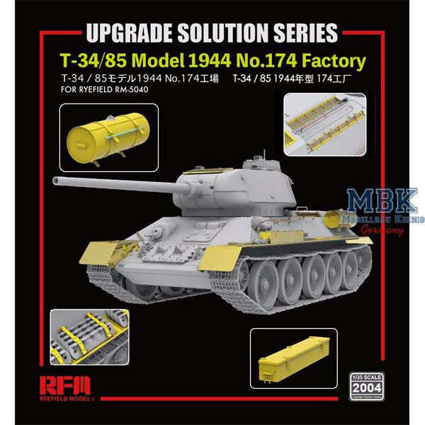 RYE FIELD MODEL 2004 T-34/85 Model 1944 - upgrade solution