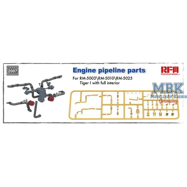 RYE FIELD MODEL 2007 Engine pipeline parts for RM-5003 RM-5010 RM-5025