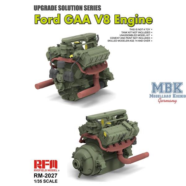RYE FIELD MODEL 2027 Sherman Ford Gaa V8 Engine