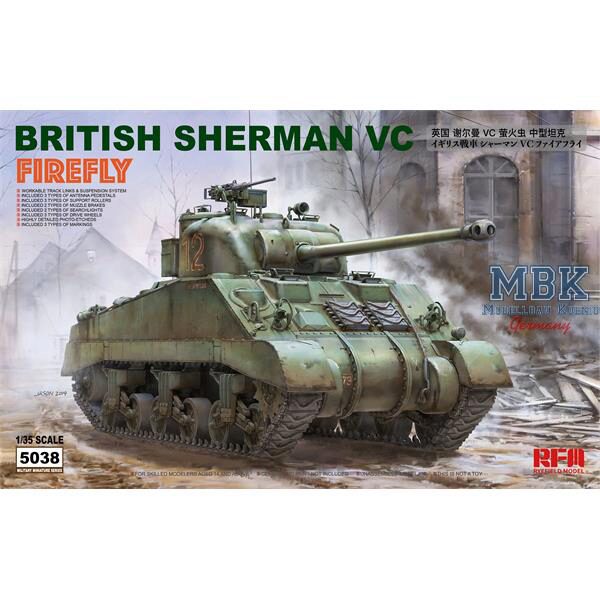 RYE FIELD MODEL 5038 Britisch Sherman VC Firefly