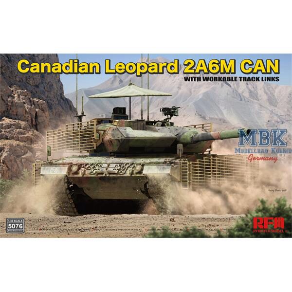 RYE FIELD MODEL 5076 Canadian Leopard 2A6M CAN w/workable track links