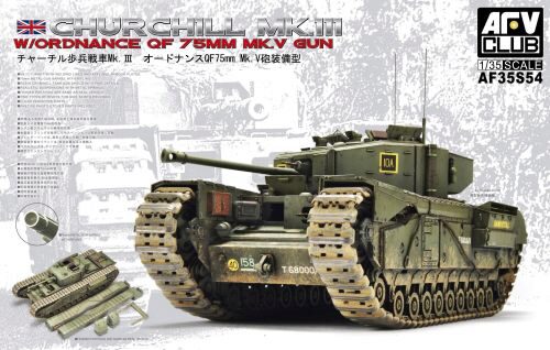 AFV-Club AF35S54 Churchill Mk.3/75mm (limited edition kit