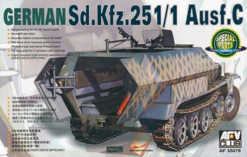 AFV-Club AF35078 SDKFZ 251/1 Ausf.C