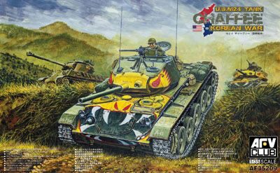 AFV-Club AF35209 M24 Chafee tank Korea war vision