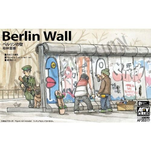 AFV-Club AF35317 Berlin Wall <3 units wall set>