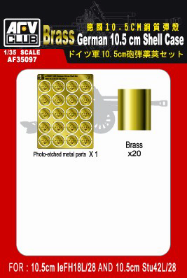 AFV-Club 35097 GERMAN 10,5 cm SHELL CASE
