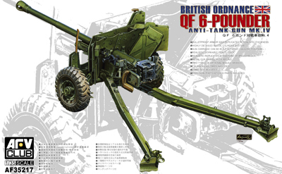 AFV-Club AF35217 British Mk.4 6pdr Anti-tank Gun