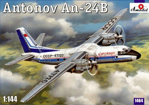 Amodel AMO1464 Antonov An-24B passenger airliner