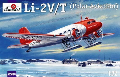 Amodel AMO72234 Lisunow Li-2V/T Soviet polar aircraft