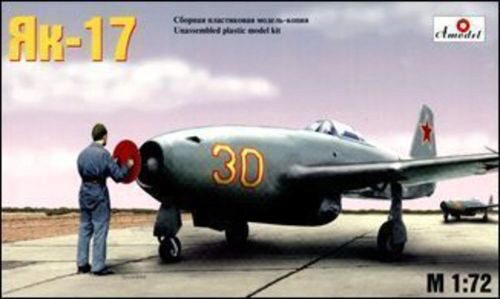 Amodel AMO7224 Yakolev Yak-17 Soviet jet fighter