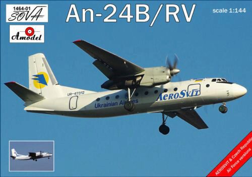 Amodel AMO1464-01 Antonov An-24B/RV Ukrainian airlines