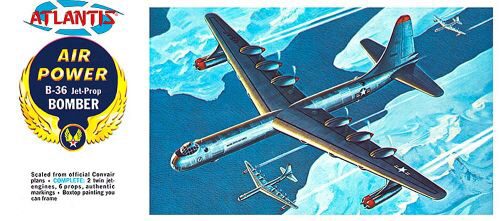 Atlantis 560205 1/184 B-36 Prop Jet Peacemaker mit Drehständer