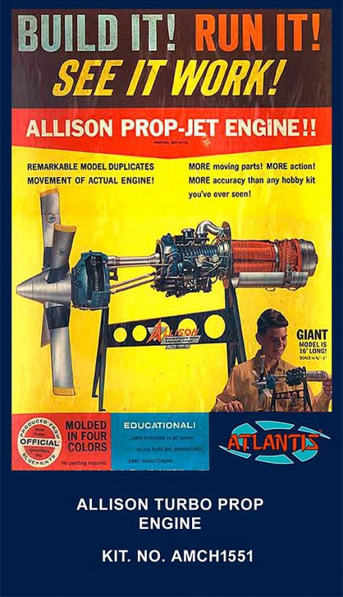 Atlantis 561551 1/10 Allison Turbo Prop Motor