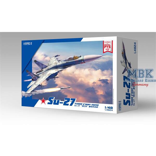GREAT WALL HOBBY L4824 Su-27 "Flanker-B" Heavy Fighter