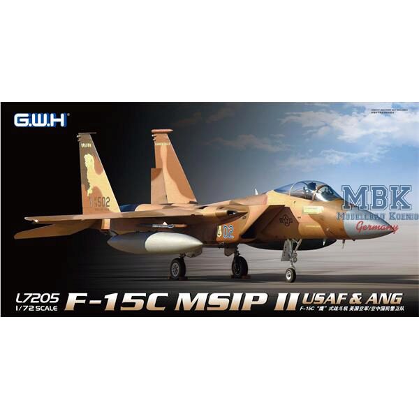 GREAT WALL HOBBY L7205 McDonnell F-15C MSIP II USAF & ANG