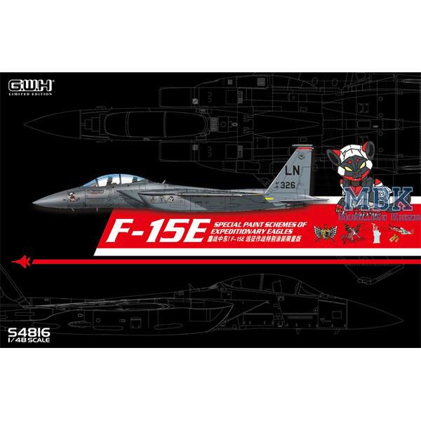 GREAT WALL HOBBY S4816 MDD F-15E "Strike Eagle" Special Paint Schemes