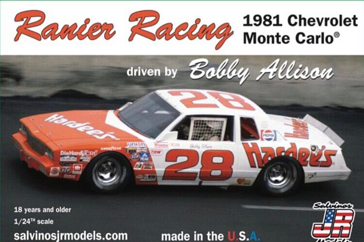 JR Salvino 559627 1/24 Rainer Racing 1981 Monte Carlo, Bobby Allison