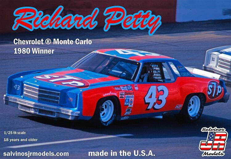 JR Salvino 559751 1/25 Richard Petty #43, Chevrolet, 1980