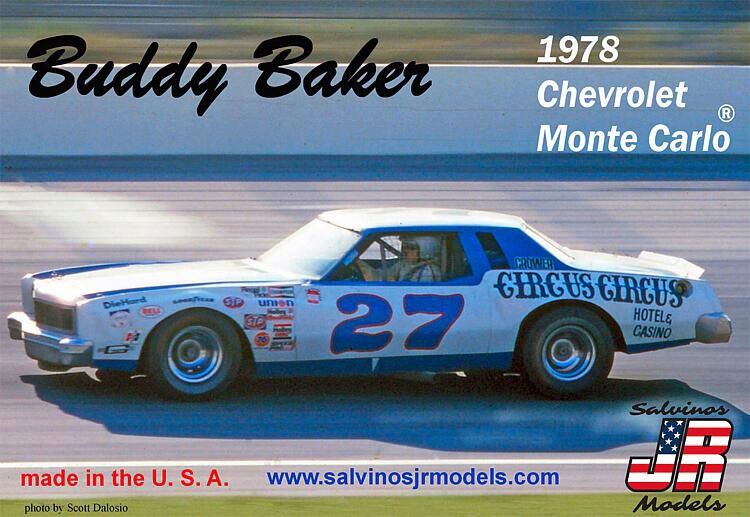 JR Salvino 559918 1/25 Buddy Baker #27, Chevrolet, 1978
