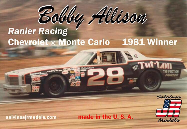 JR Salvino 559919 1/25 Bobby Allison #28, Ranier Racing Chevy, 1981